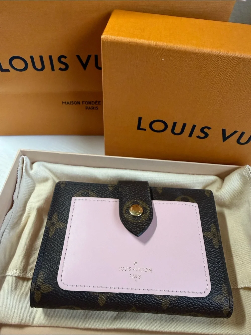 Louis Vuitton Juliette Monogram Wallet in Rose
